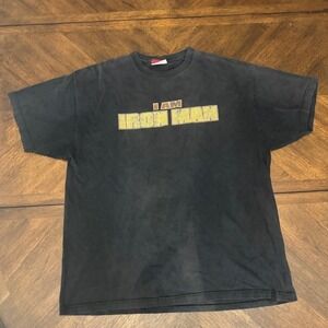 Vintage 2008 Iron Man Movie Promo Shirt I Am Iron Man Marvel Faded Black XL